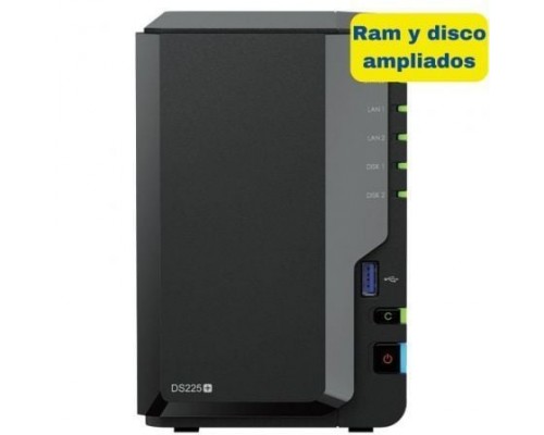 NAS SYNOLOGY DS225 PLUS 6GB 8TB